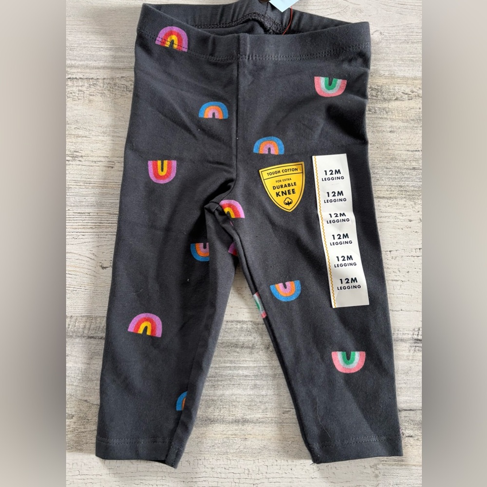 3/$9 - Cat & Jack Girls Leggings Size 12 months